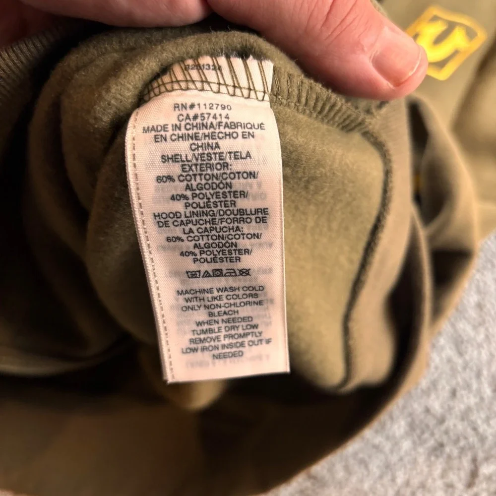 NEW True Religion Full Zip Hoodie Mens L Olive Green Graphic‎ Print